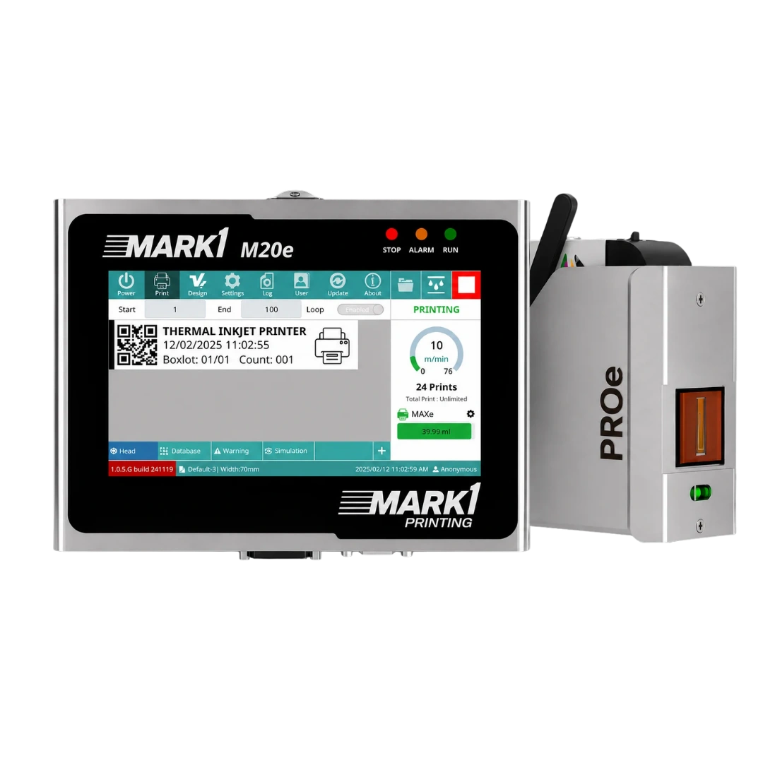 MARK1 M20e PROe 1 Inch Thermal Inkjet Printer