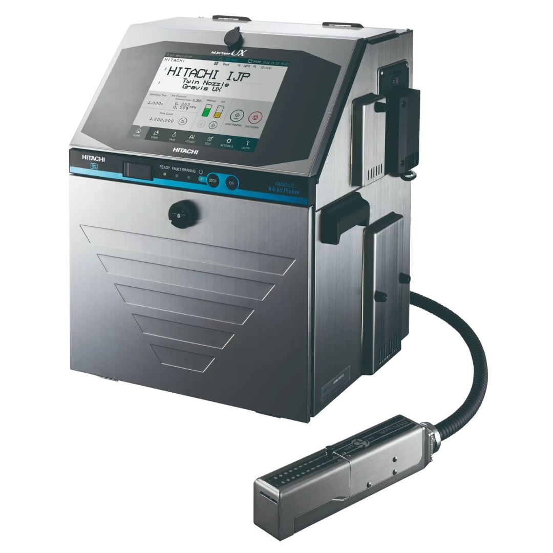 HITACHI UXD860W Twin Nozzle CIJ Printer